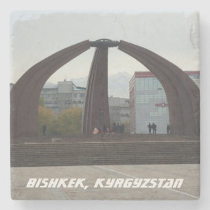 Bischkek Kirgisistan Siegesplatz - Kirgizia Steinuntersetzer
