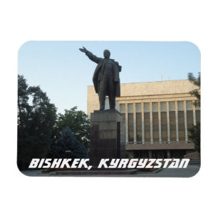 Bischkek-Sowjet-Lenin-Statue - Kirgisistan Magnet