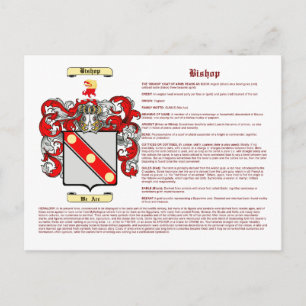 Bischof (Bedeutung) Postkarte