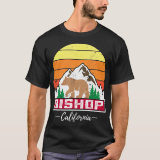 Bischof California Urlaub Familie Retro Vintag T-Shirt