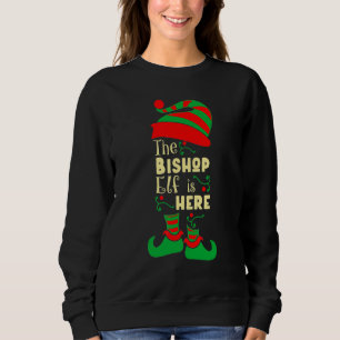 Bischof-Elch-Weihnachts-Passende-Familien-Weihnach Sweatshirt