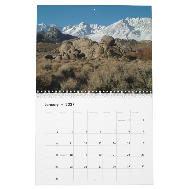 Bischof, Kalender CAs 2010 (Jan 2027)