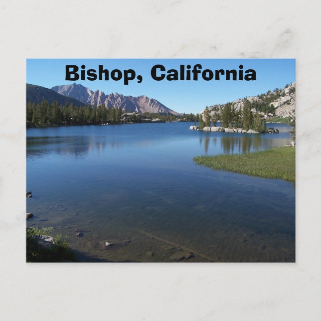 Bischof, Kalifornien Postkarte (Vorderseite)