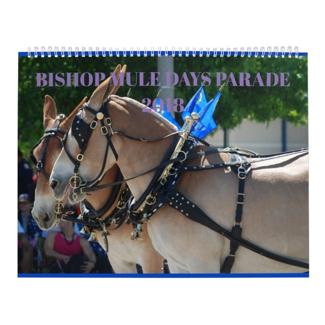 Bischof Mule Days Parade 2018 Kalender (Titelbild)