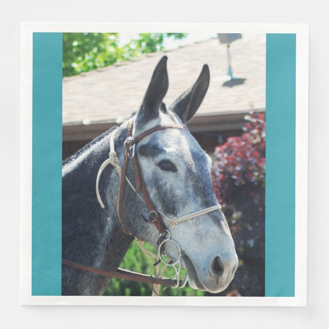 Bischof Mule Days Parade 2018 Serviette (Vorderseite)