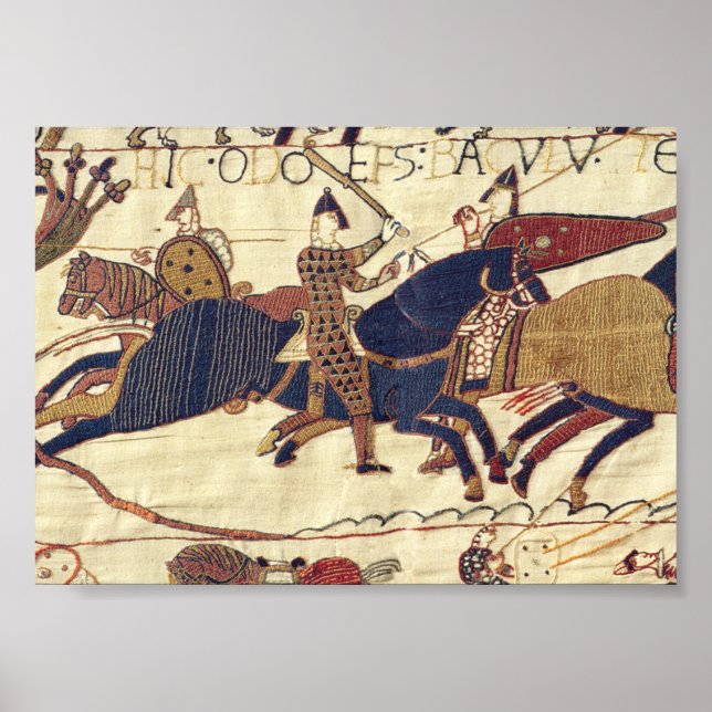 Bischof Odo, der Herzog William's Armee zusammenbr Poster (Vorne)