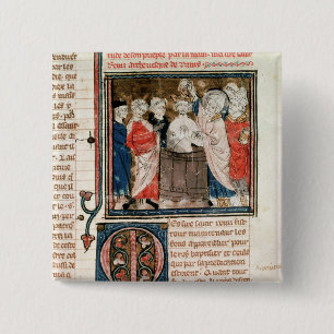 Bischof St. Remigius von Reims Button