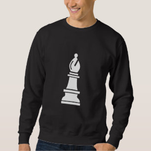 Bischof-Weiß-Schachfigur-Halloween-Kostüm Familie Sweatshirt
