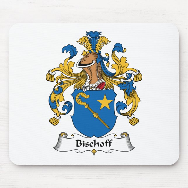 Bischoff Familienwappen Mousepad (Vorne)