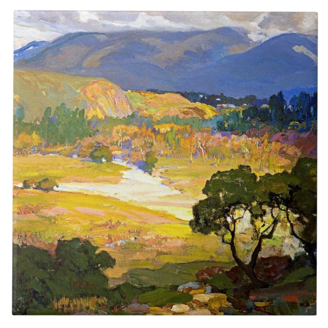 Bischoff - The Arroyo Seco, Pasadena, Fliese (Vorderseite)