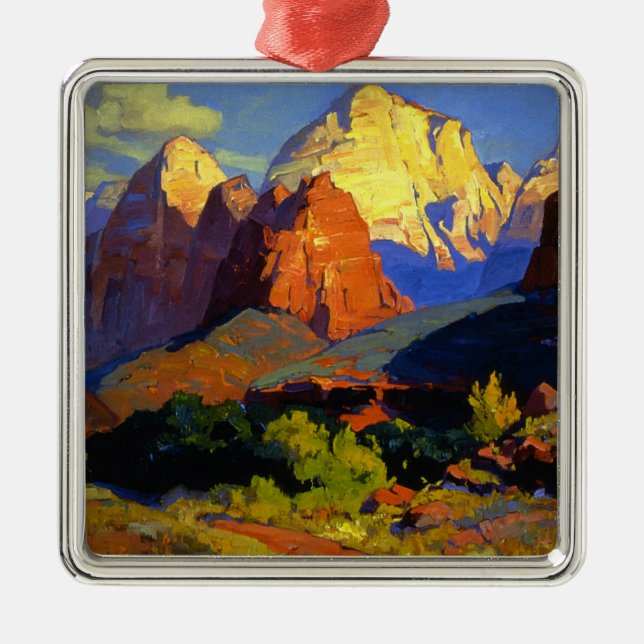 Bischoff - Zion Park Ornament Aus Metall (Vorne)