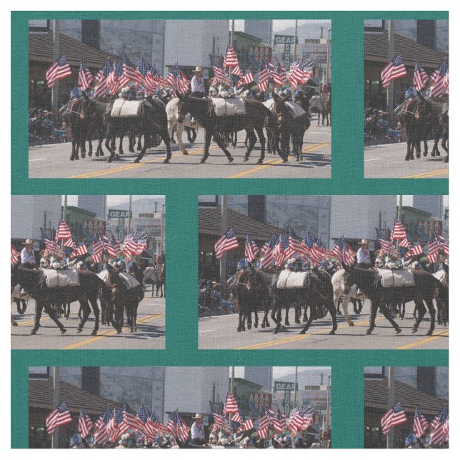 Bischofs-Maultier-Tage 2018 Stoff (Nahaufnahme)