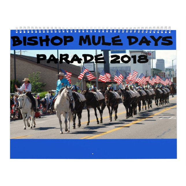 Bischofs-Maultier-Tagesparade von 2018 Kalender (Titelbild)