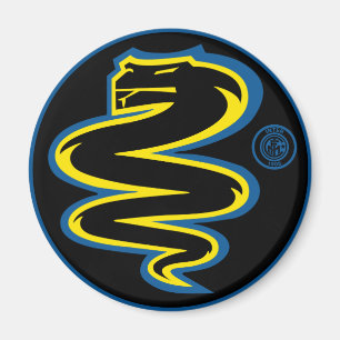 Biscione Inter - schwarzer Magnet