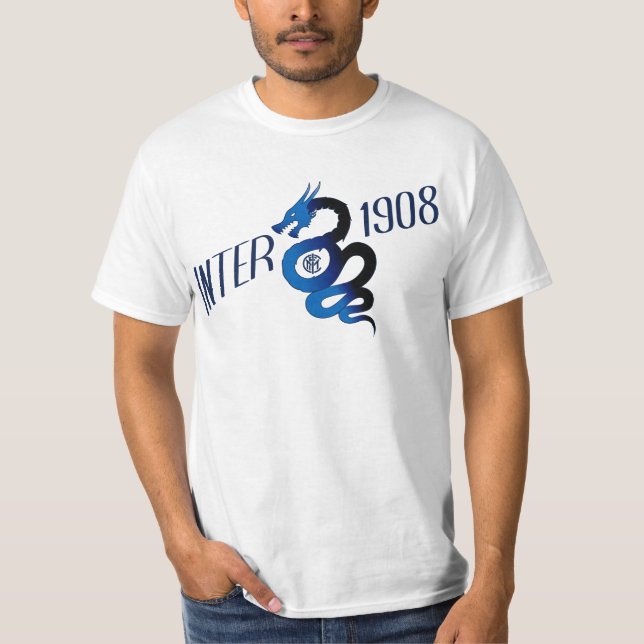 Biscione Nerazzurro, Inter- 1908 (Visconti Wappen) T-Shirt (Vorderseite)