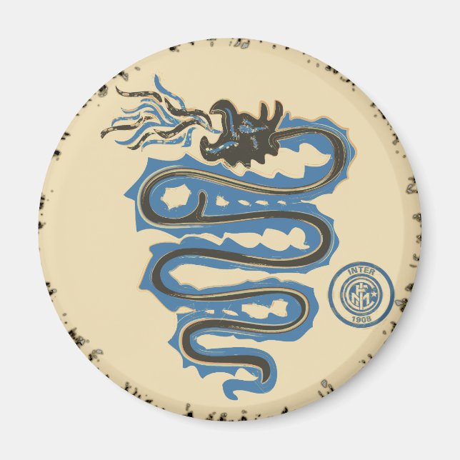 Biscione Nerazzurro Inter (Dragon) Magnet (Vorne)