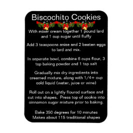 Biscochito New Mexico's official cookie recipe Magnet
