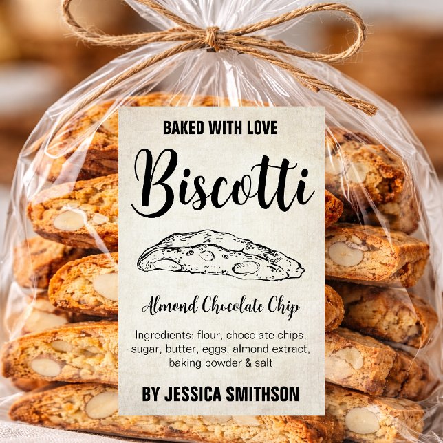 Biscotti Custom Maßgeschneiderte Bezeichnung BIS00 Weinetikett (Von Creator hochgeladen)