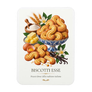 Biscotti Esse – Vintage italienisches Dessert Magnet