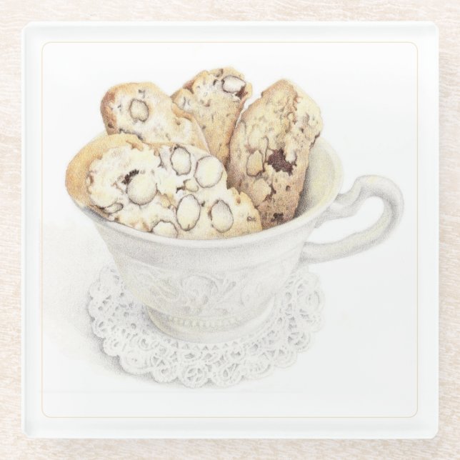 BISCOTTI Glasgetränk Coaster Glasuntersetzer (Vorderseite)