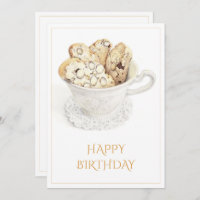 BISCOTTI Happy Birthday 12x18 Flat Card