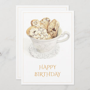 BISCOTTI Happy Birthday 12x18 Flat Card Karte