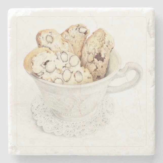 BISCOTTI Marble Stone Untersetzer (Vorderseite)