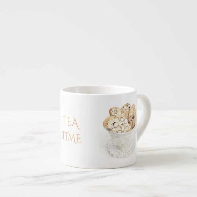 BISCOTTI "TEA TIME" Espresso Cup Espressotasse (Vorderseite Rechts)