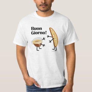 Biscotti u. Kaffee - Buon Giorno! T-Shirt