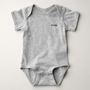 Biscotto / Little Biscuit Baby Bodysuit Grau Strampler