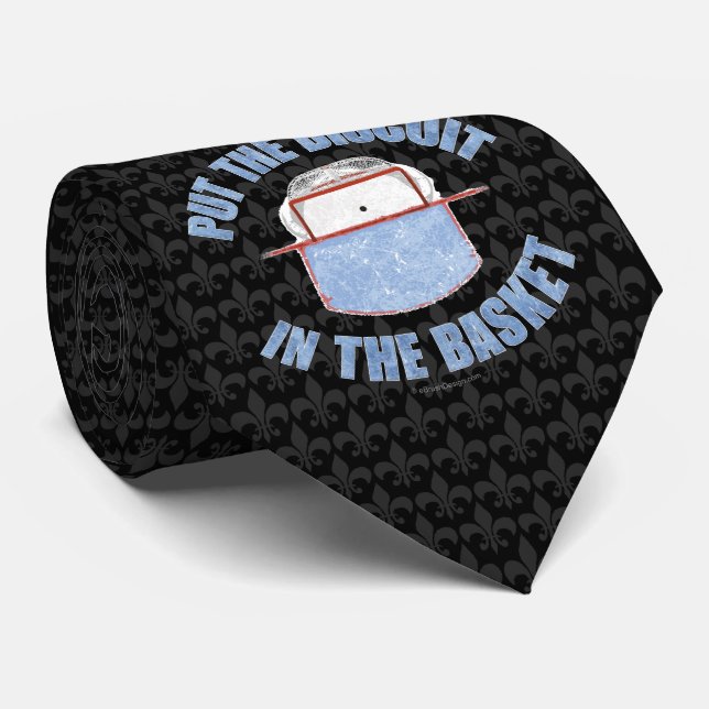 Biscuit Basket (Hockey) Neck Tie Krawatte (Gerollt)