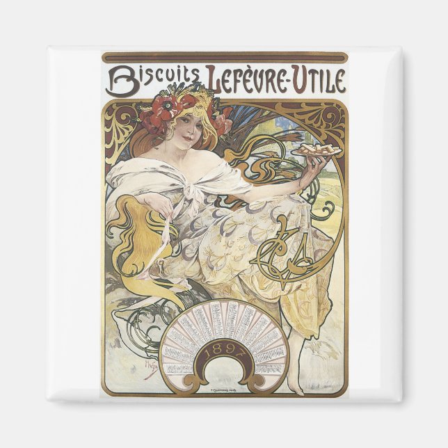 Biscuits Lefeure-1897 Magnet (Vorne)