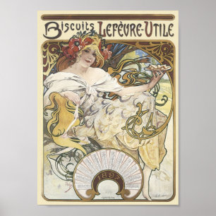 Biscuits Lefevere-Utile Vintage und Poster