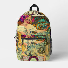 Biscuits Lefevre-Utile von Alphonse Mucha (1896) Bedruckter Rucksack
