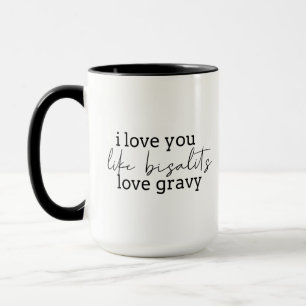 Biscuits Liebe Gravy BW Tasse