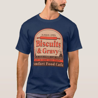 BISCUITS N GRAVY Im Comfort Food Cafe lustig T-Shirt