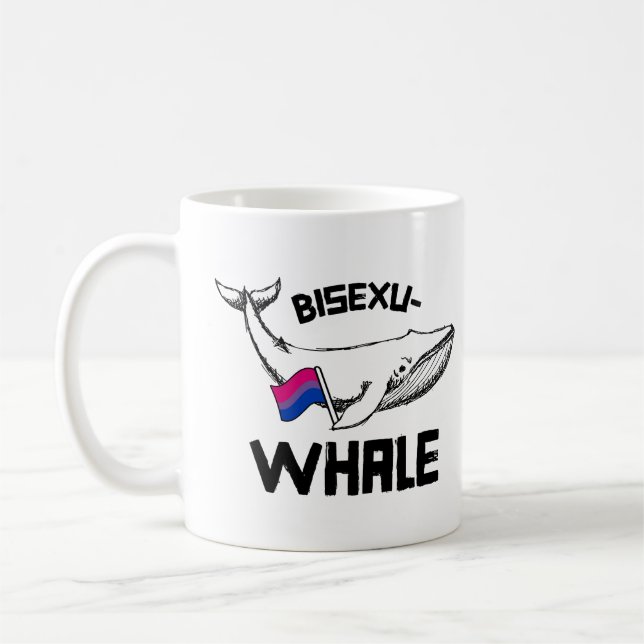 Bisexu-Wal Bisexuwal Kaffeetasse (Links)
