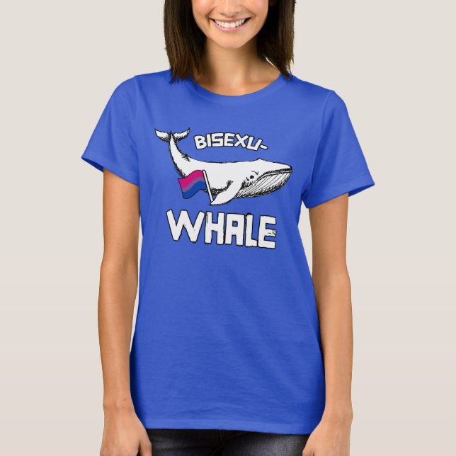 Bisexu-Wal Bisexuwal T-Shirt (Vorderseite)