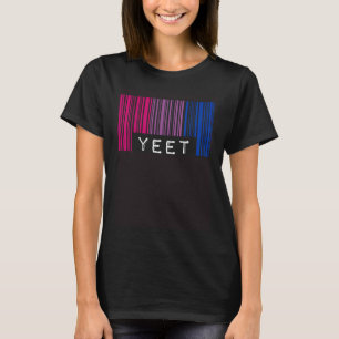 Bisexual Barcode Pride Yeet Meme Quee Ästhetik L T-Shirt
