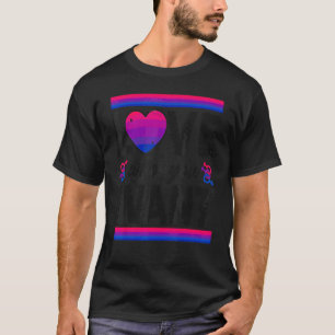 Bisexual Bi Pride Flag Herz Liebe, die Sie 1 Gewol T-Shirt
