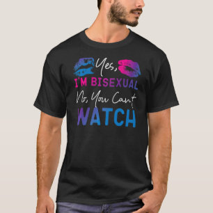 Bisexual Bi Pride Flag Ja ich bin Bisexuell Nein S T-Shirt