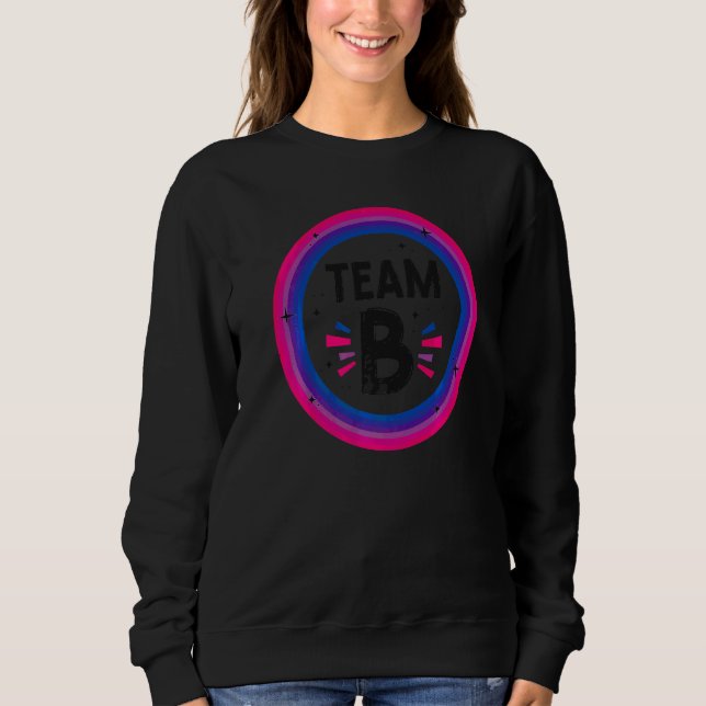 Bisexual Bi Prilag Team B Sweatshirt (Vorderseite)