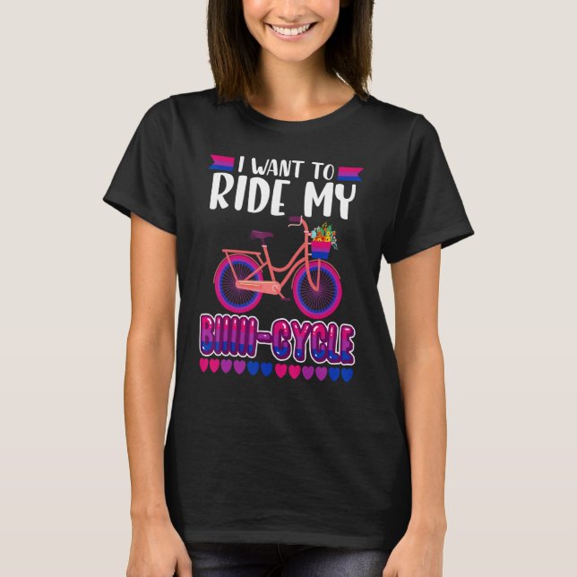 Bisexual Bi Puns LGBT Pride T-Shirt (Vorderseite)