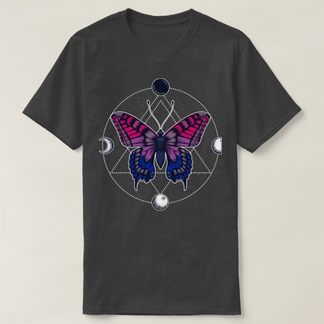 Bisexual Butterfly T-Shirt (Design vorne)