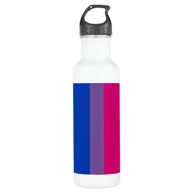 BISEXUAL FLAG ORIGINAL -.pnng Edelstahlflasche (Vorderseite)