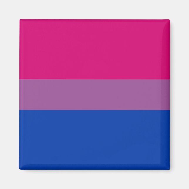 Bisexual Flag & Pride Community/Gender-Flag Magne Magnet (Vorne)