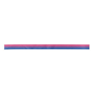 Bisexual Flag Ribbon Satinband