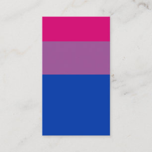 Bisexual Flag Visitenkarte