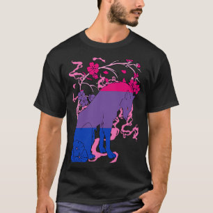 Bisexual Fox Blume Bi Pride Bisexuality LGBTQ Bis T-Shirt