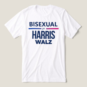 Bisexual für Harris Walz Tri-Blend Shirt